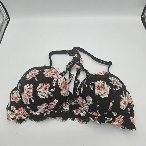 Victoria's Secret Other - Pink Victoria Secret Floral Racerback Bra size 34B